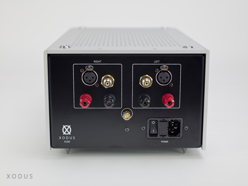 Xodus LLC - X100 2 Channel Analog Amplifier Rear Panel